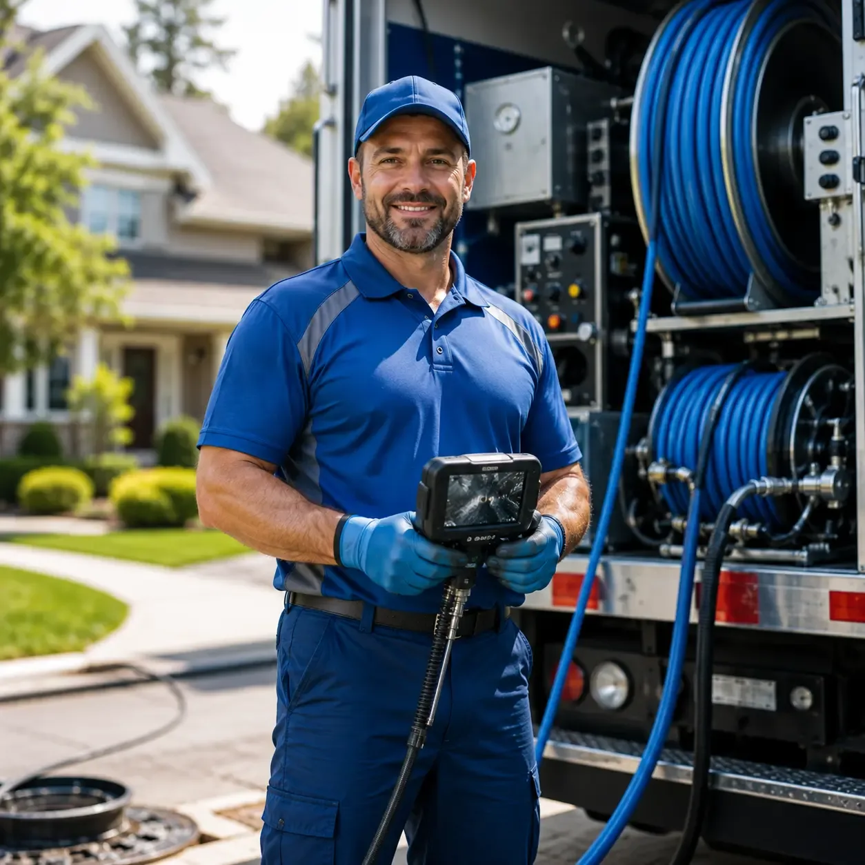 Local outdoor drain cleaning specialists in New Holstein, WI